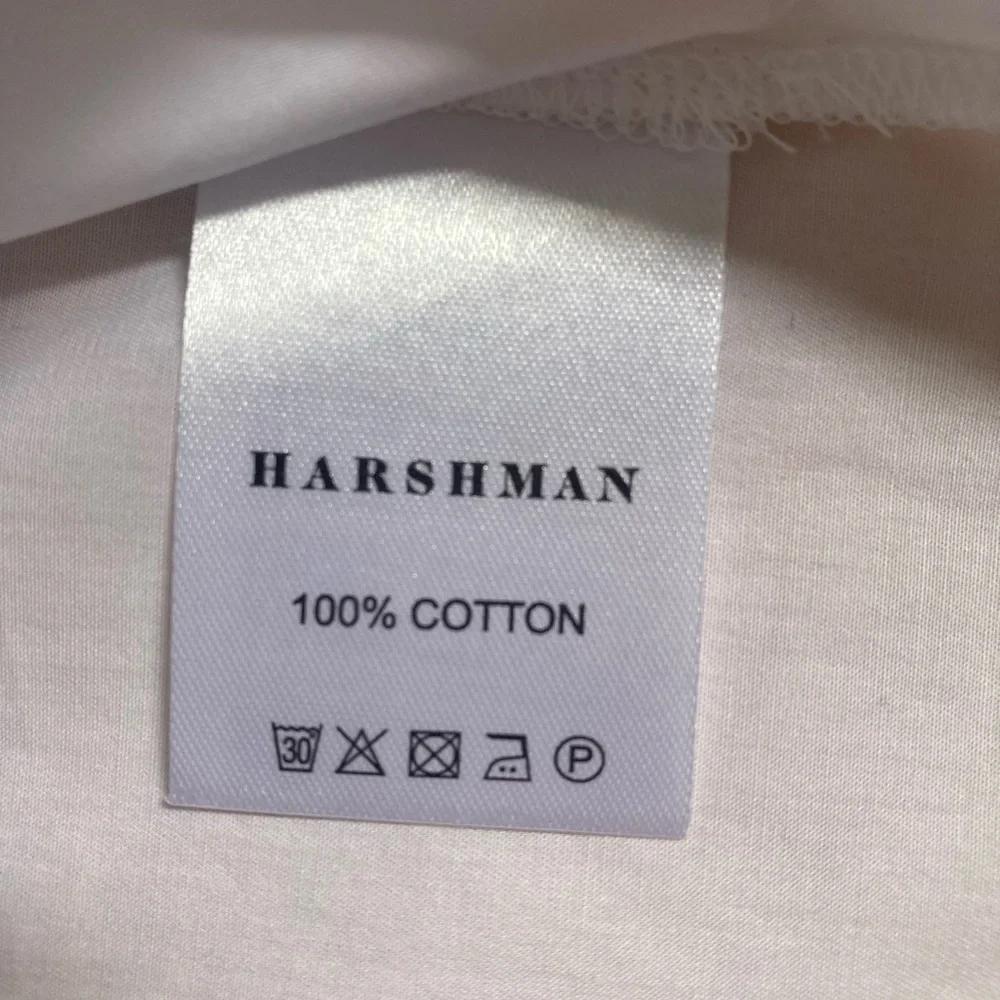 Harshman Aria Tank Sleeveless White Blouse VNack Sleeveless Top Cotton NWOT - Picture 7 of 12